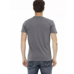 TRUSSARDI Action Herren Real Man T-Shirt Grau 2AT04004
