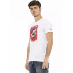 TRUSSARDI Action Herren T-Shirt Weiß 2AT23001