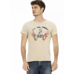 TRUSSARDI Action Herren T-Shirt Sand 2AT17D005