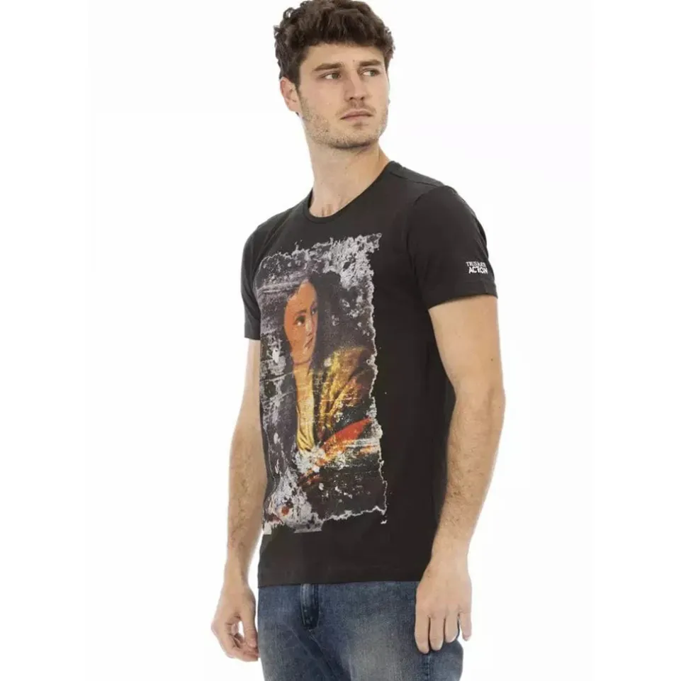 TRUSSARDI Action Herren T-Shirt Antrazit 2AT21004