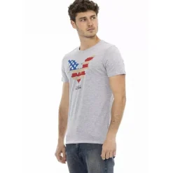TRUSSARDI Action Herren USA T-Shirt Grau 2AT02F013