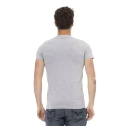TRUSSARDI Action Herren Wild Side T-Shirt Grau 2AT03D013