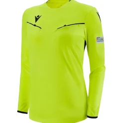 UEFA macron Damen Langarm Schiedsrichter Trikot 58575163