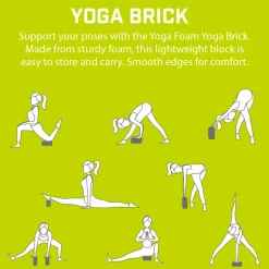 Urban Fitness Marbled Yoga Block UFM205