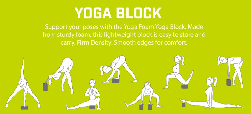 Urban Fitness Marbled Yoga Block UFM207
