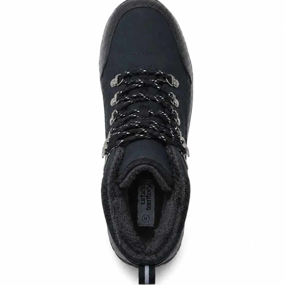 URBAN TERRITORY Black Lace Hiker Boot Herren Walking Schuhe 58632