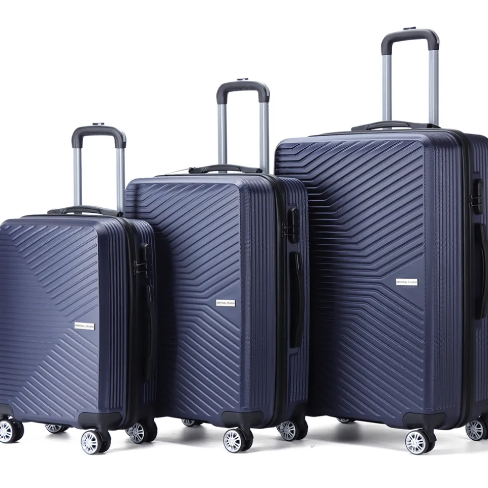 VERTICAL STUDIO "Alesund" 20" 24" 28" Koffer 3-er Set navy