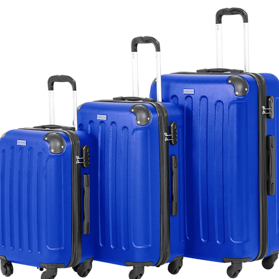 VERTICAL STUDIO "Helsinki" Koffer 3er-Set 20" 24" 28" royalblau