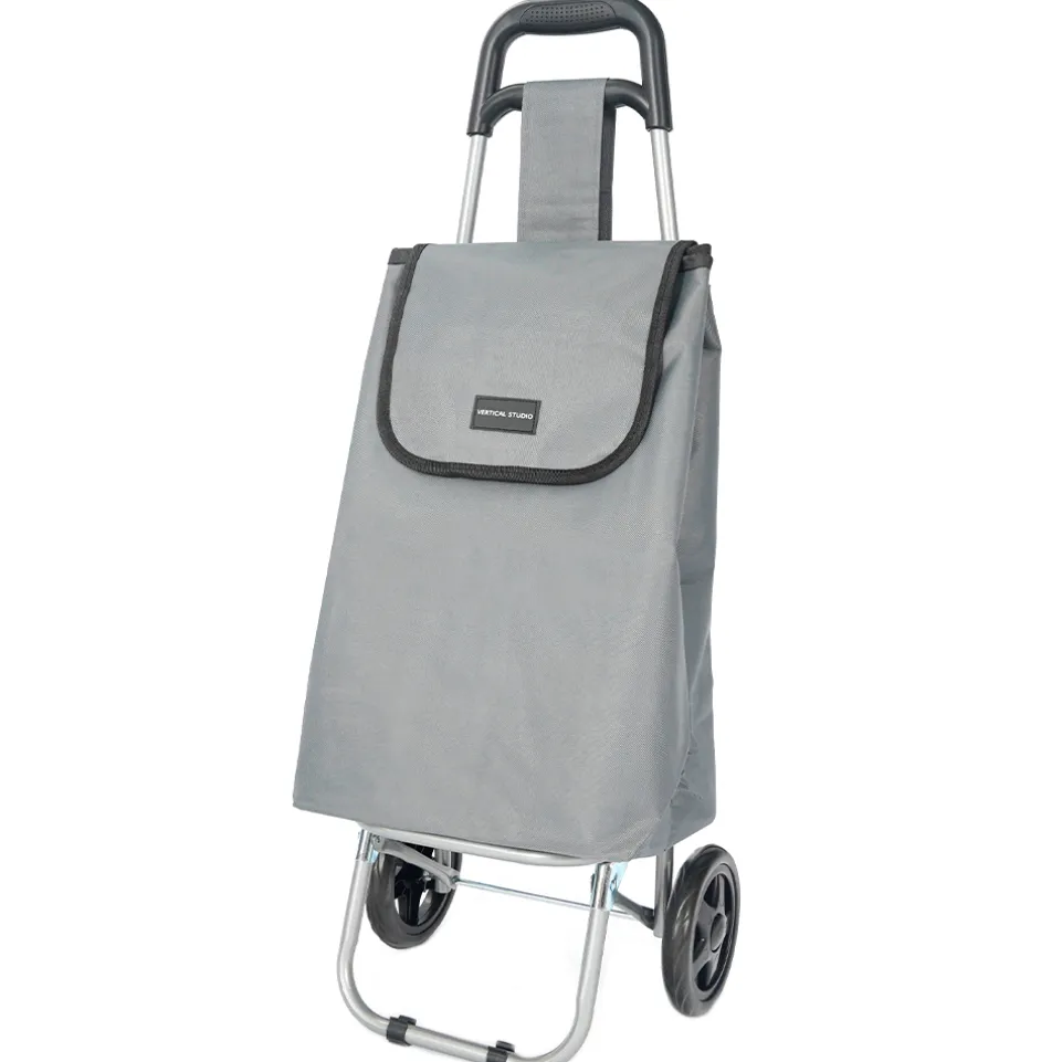 VERTICAL STUDIO klappbarer Einkaufstrolley 35 L grau