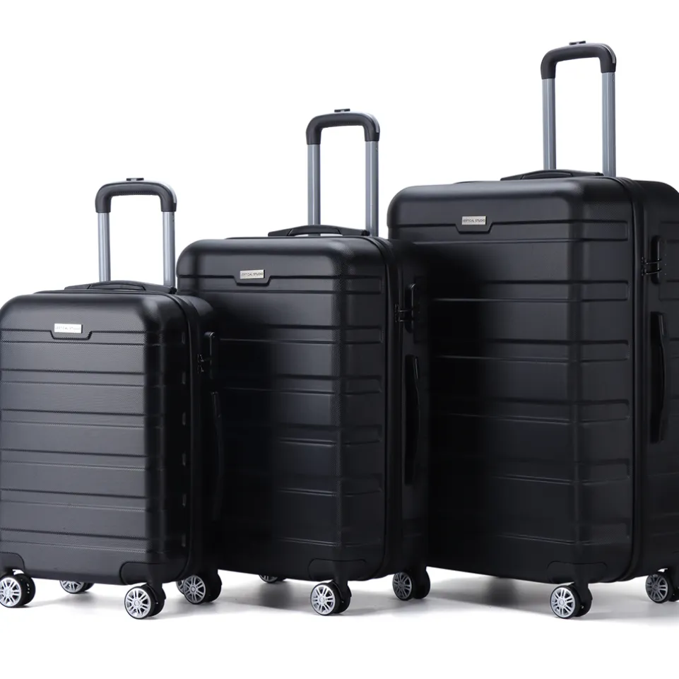 VERTICAL STUDIO "Trelleborg" 20" 24" 28" Koffer 3er-Set schwarz