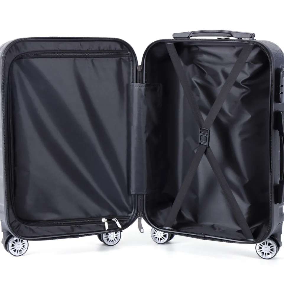 VERTICAL STUDIO "Trelleborg" 20" 24" 28" Koffer 3er-Set schwarz