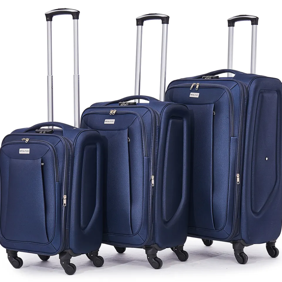 VERTICAL STUDIO "Tromso" 20" 24" 28" Stoffkoffer 3er-Set navy