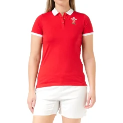 Wales WRU macron Rugby Damen Polo-Shirt 58195720
