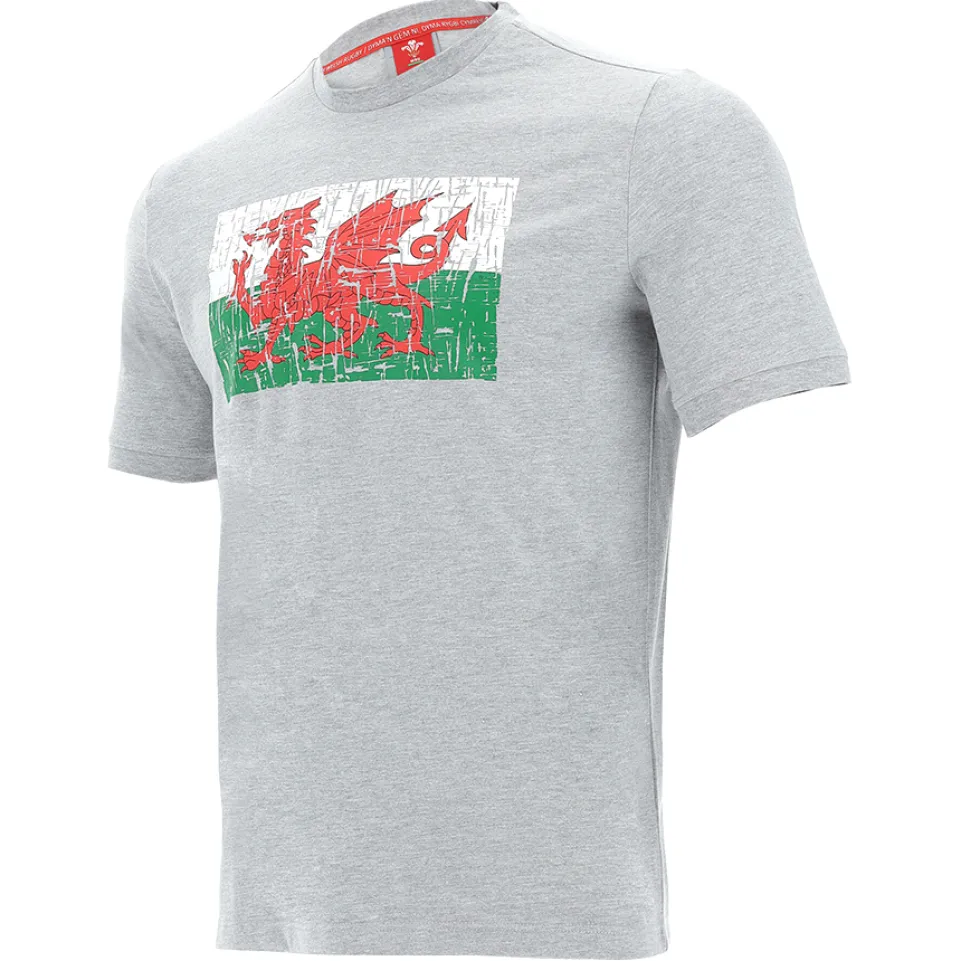 Wales WRU macron Rugby Herren T-Shirt 58195704