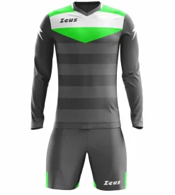 Zeus Argo Torwart Set Langarm Trikot mit Shorts grau
