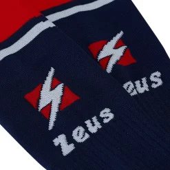 Zeus Calza United Stutzen navy rot
