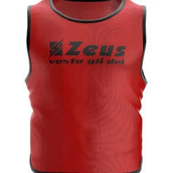 Zeus 10er-Pack Trainingsleibchen Rot