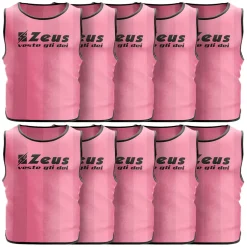 Zeus 10er-Pack Trainingsleibchen Rosa