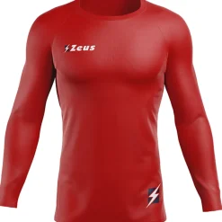 Zeus Fisiko Baselayer Langarm Funktionsshirt rot