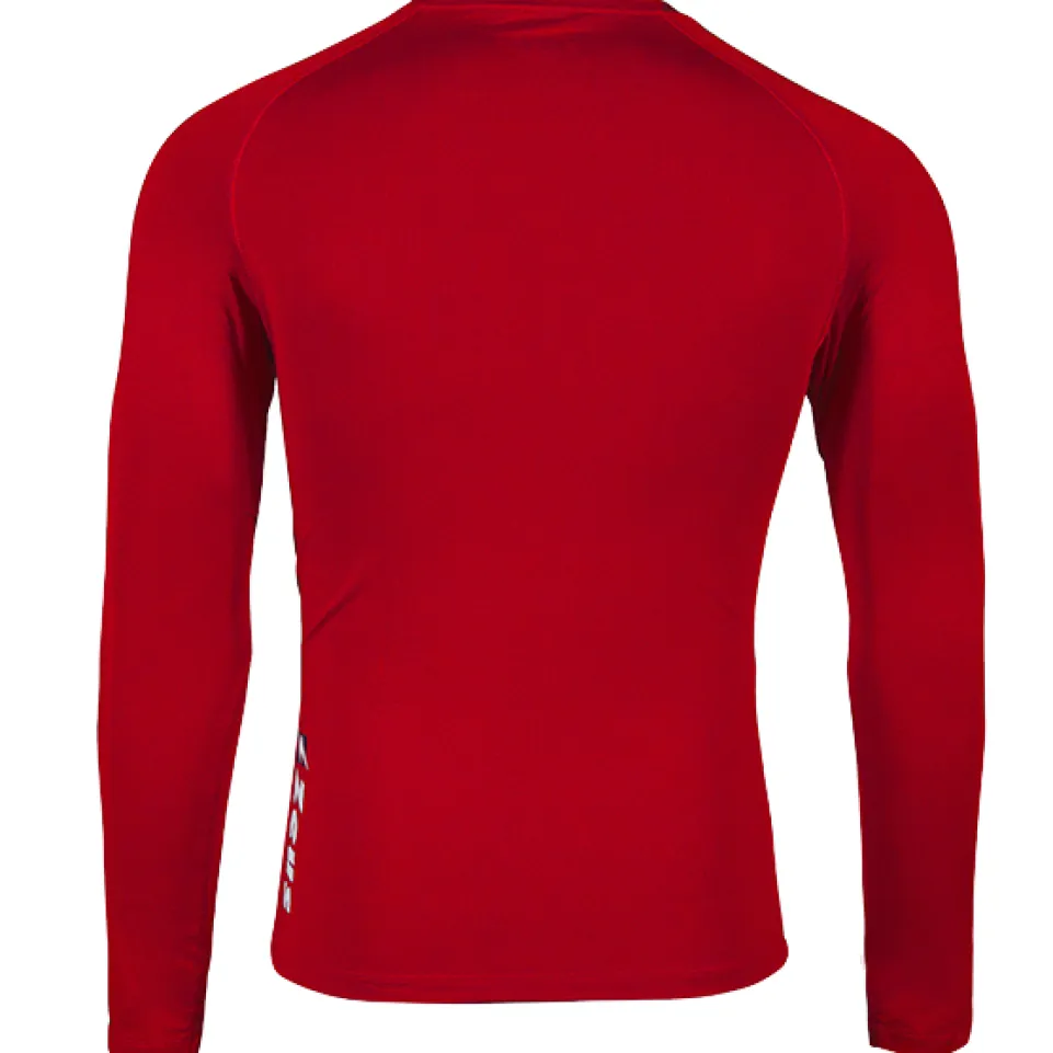 Zeus Fisiko Baselayer Langarm Funktionsshirt rot