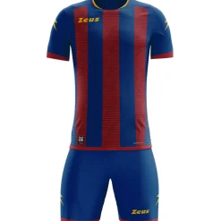 Zeus Icon Teamwear Set Trikot mit Shorts royal dunkelrot