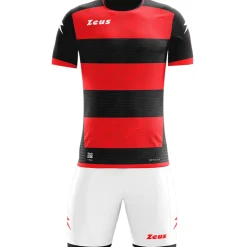 Zeus Icon Teamwear Set Trikot mit Shortsrot schwarz