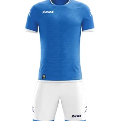 Zeus Icon Teamwear Set Trikot mit Shorts weiß hell royal