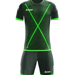 Zeus Icon Teamwear Set Trikot mit Shorts grün neongrün