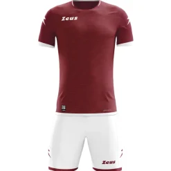 Zeus Icon Tor Teamwear Set Trikot mit Shorts rot weiß