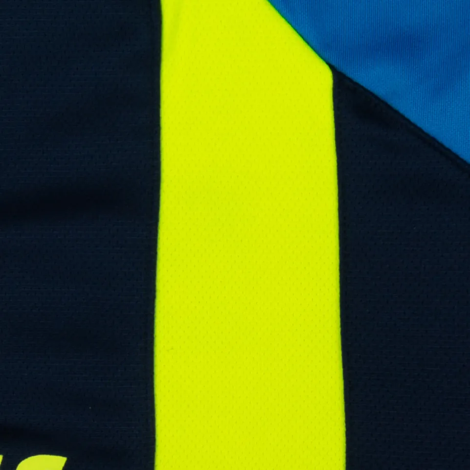 Zeus Kit Alex Herren Trikot-Set mit Shorts royal neongelb