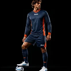 Zeus Kit Dedalo Trikot-Set 2-teilig nero/rosso