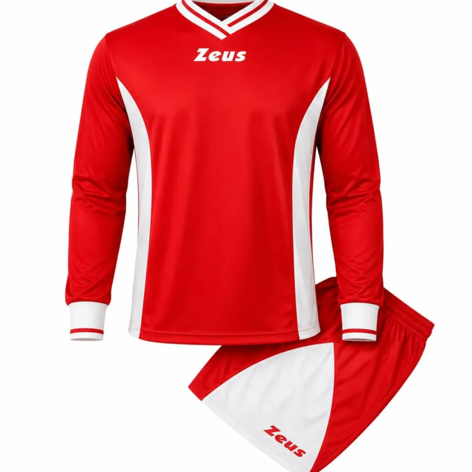 Zeus Kit Dedalo Trikot-Set 2-teilig rosso/bianco