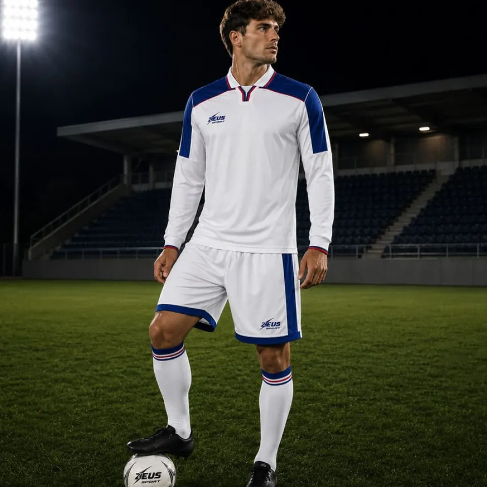 Zeus Kit Hermes Trikot-Set 2-teilig bianco/blu/rosso