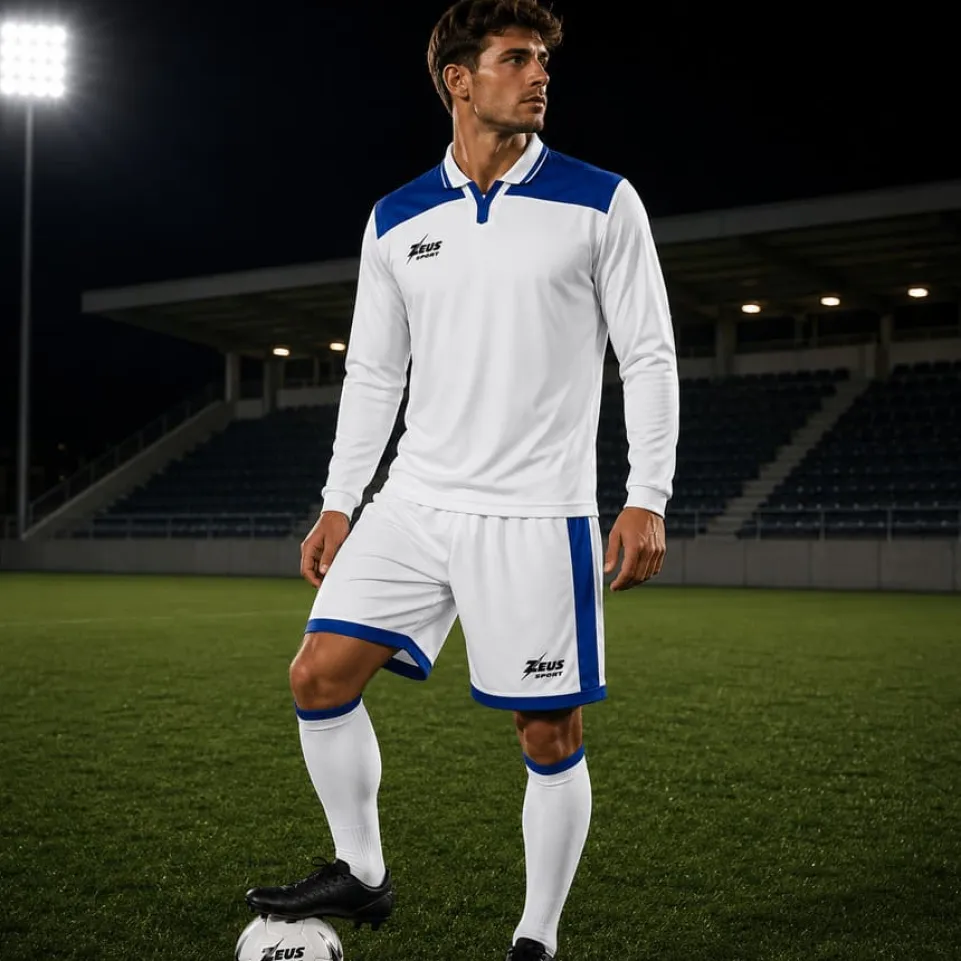Zeus Kit Hermes Trikot-Set 2-teilig bianco/royal/blu