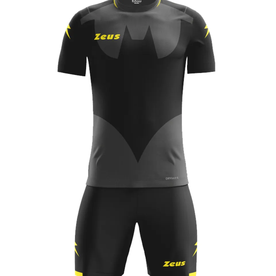 Zeus Kit Hero Trikot-Set mit Shorts schwarz grau