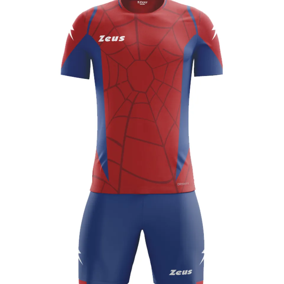 Zeus Kit Hero Trikot-Set mit Shorts rot royal