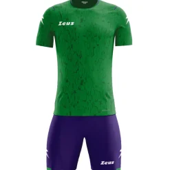 Zeus Kit Hero Trikot-Set mit Shorts grün violett