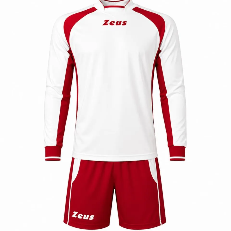 Zeus Kit Pippo Trikot-Set + Shorts 2-teilig bianco/rosso