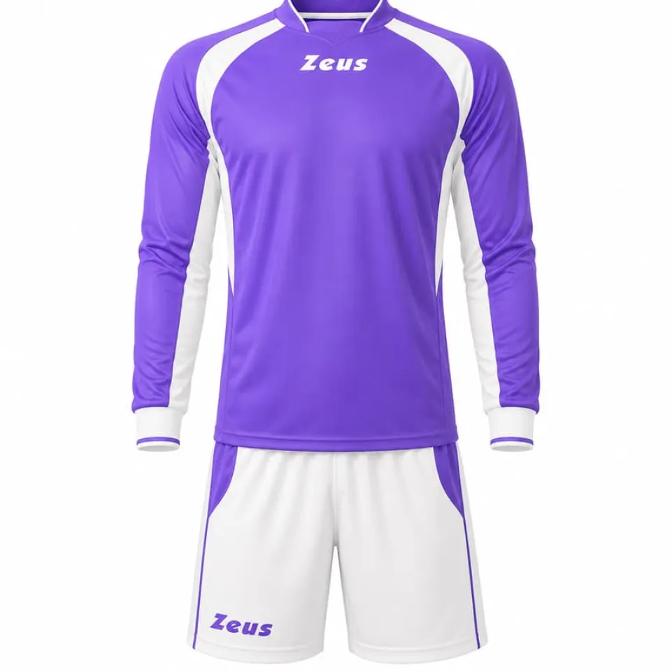 Zeus Kit Pippo Trikot-Set + Shorts 2-teilig viola/bianco