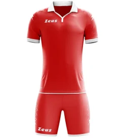 Zeus Kit Scorpion Trikot + Shorts Set rosso/bianco