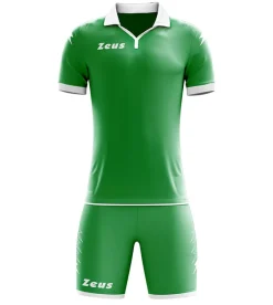 Zeus Kit Scorpion Trikot + Shorts Set verde/bianco