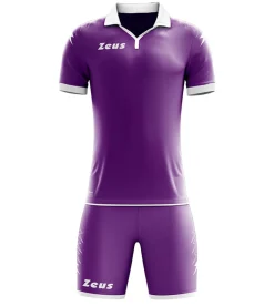Zeus Kit Scorpion Trikot + Shorts Set viola/bianco