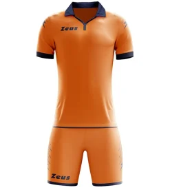 Zeus Kit Scorpion Trikot + Shorts Set arancio/blu