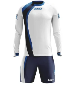 Zeus Kit Spagna Trikot-Set + Shorts 2-tlg. Ml bianco/blu