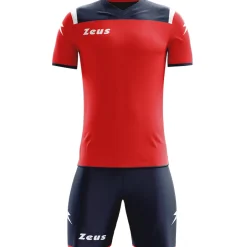 Zeus Kit Vesuvio Trikot-Set 2-teilig Navy Rot