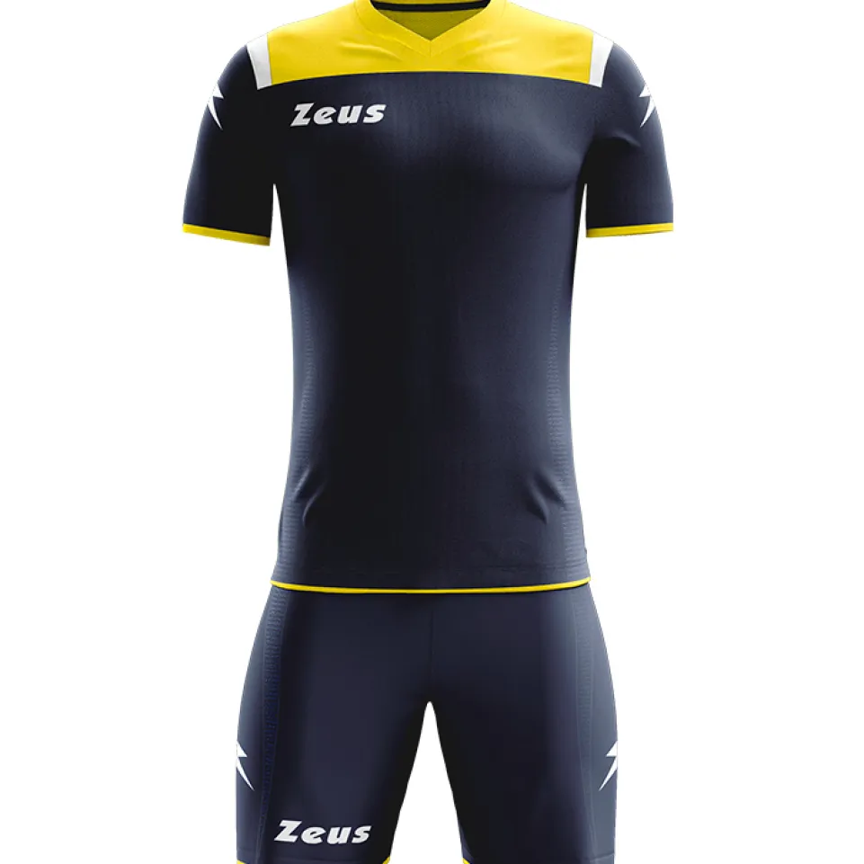 Zeus Kit Vesuvio Trikot-Set 2-teilig Navy Gelb