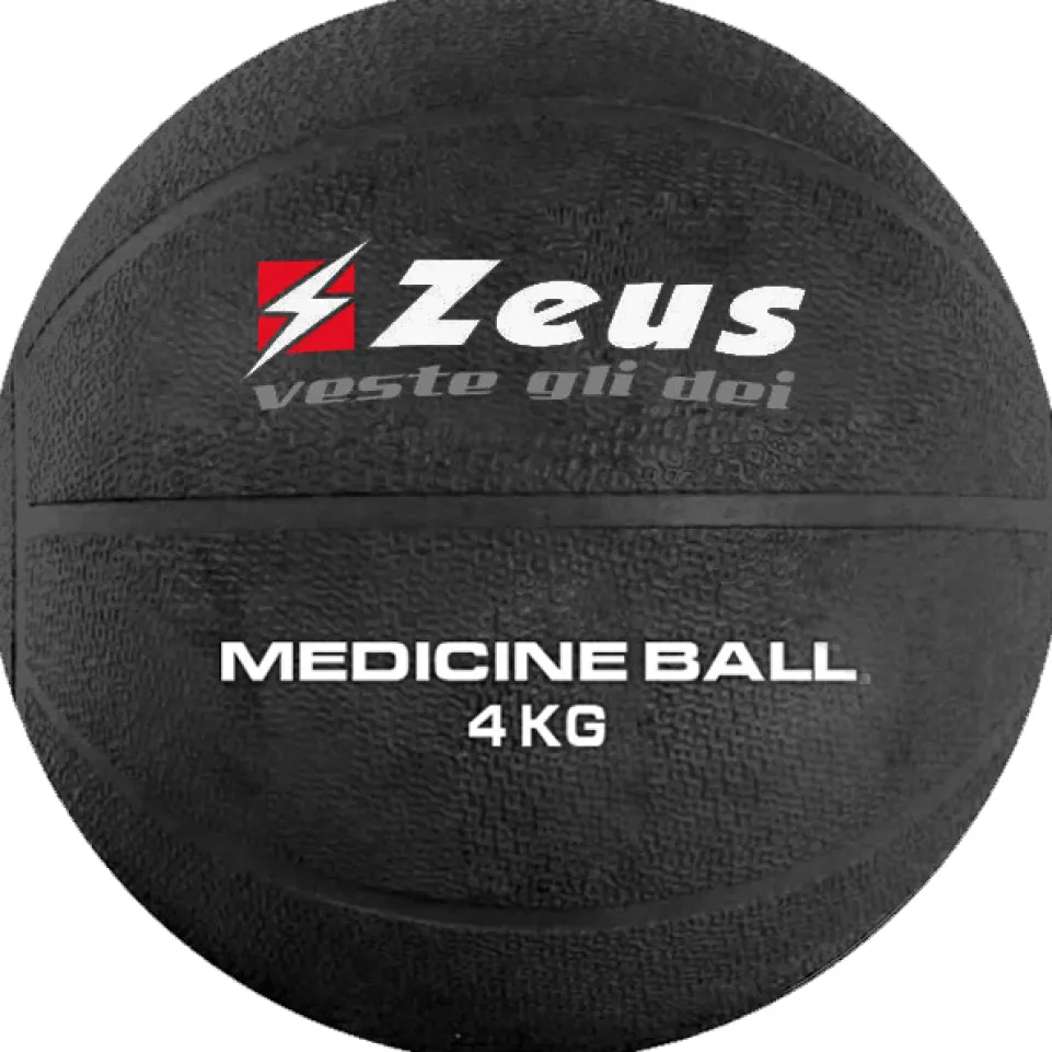 Zeus Medizinball 4 kg schwarz