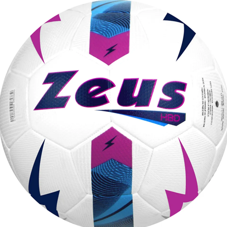 Zeus Pallone Hybrid Fußball weiß/blau