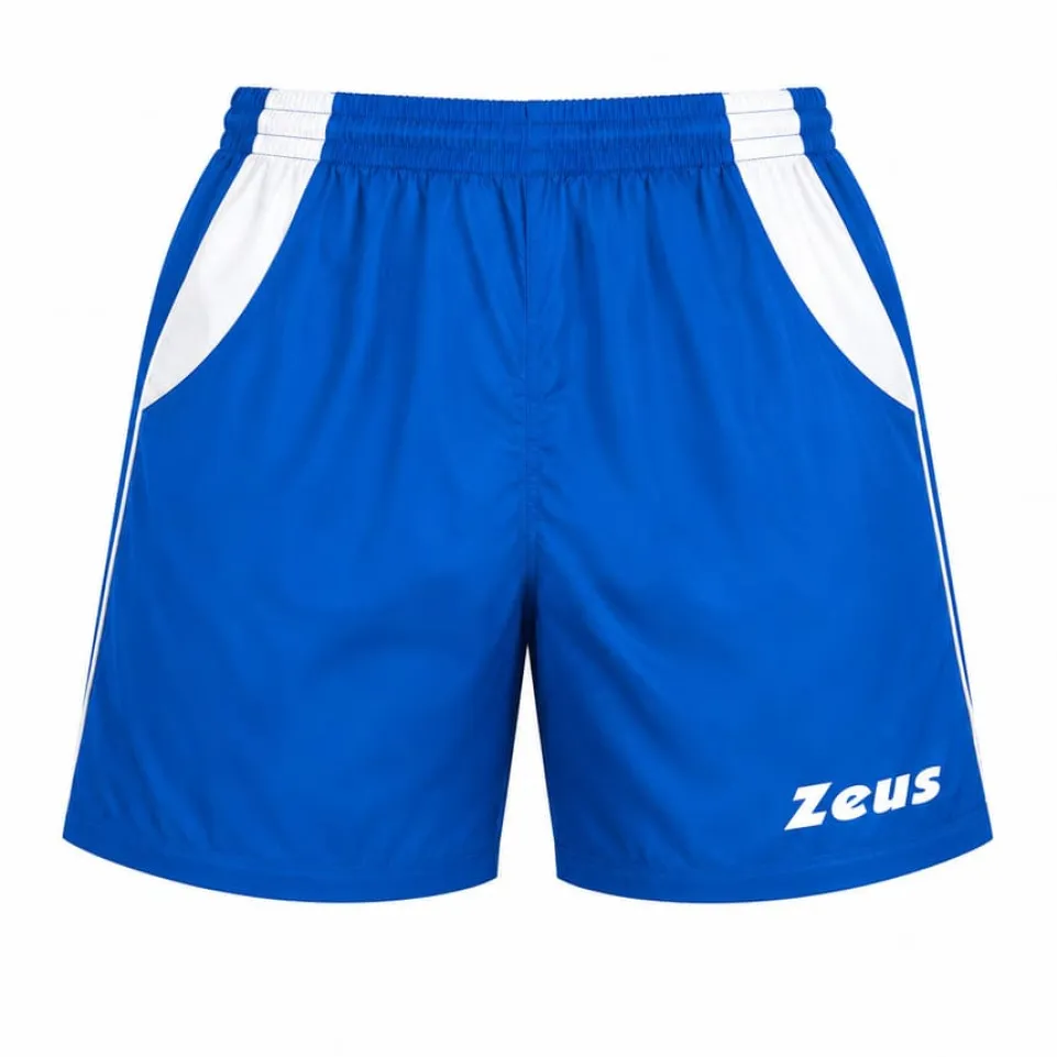 Zeus Pantaloncino Pippo Herren Training Shorts royal/bianco