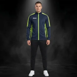 Zeus Relax Start Herren Präsentations Jacke blau/gelb